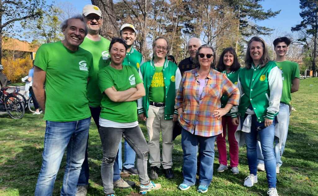 Aktivist:innen der Grünen Liesing